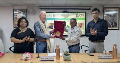 Special Lecture on “Plant Health and Food Security” Organized at BBAU: Prof. Serge Savary Shared Key Insights